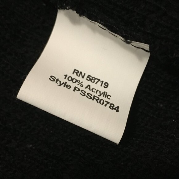 Black Witchy Pointelle Knit Bolero - Picture 9 of 14